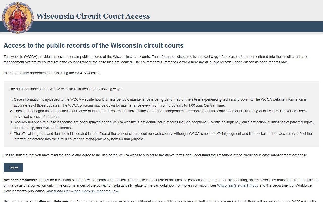 Adams County Dissolution Of Marriage WCCA records