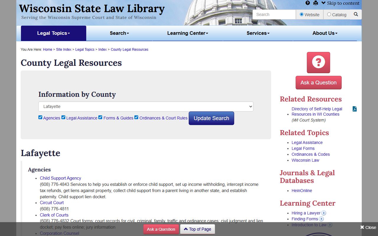 Lafayette County Dissolution Of Marriage legal resources