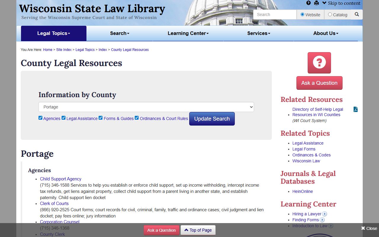 Stevens Point Dissolution Of Marriage county resource