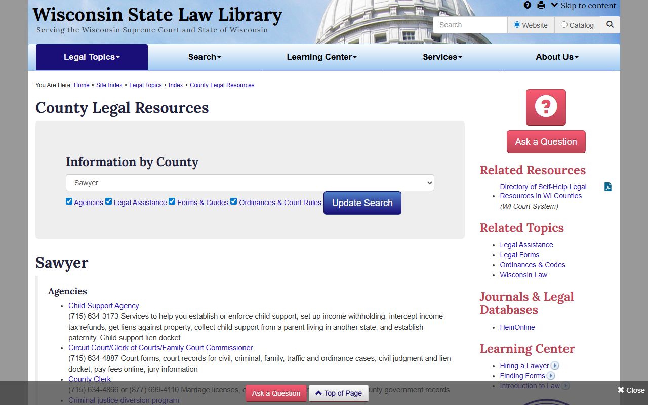 Sawyer County Dissolution Of Marriage records