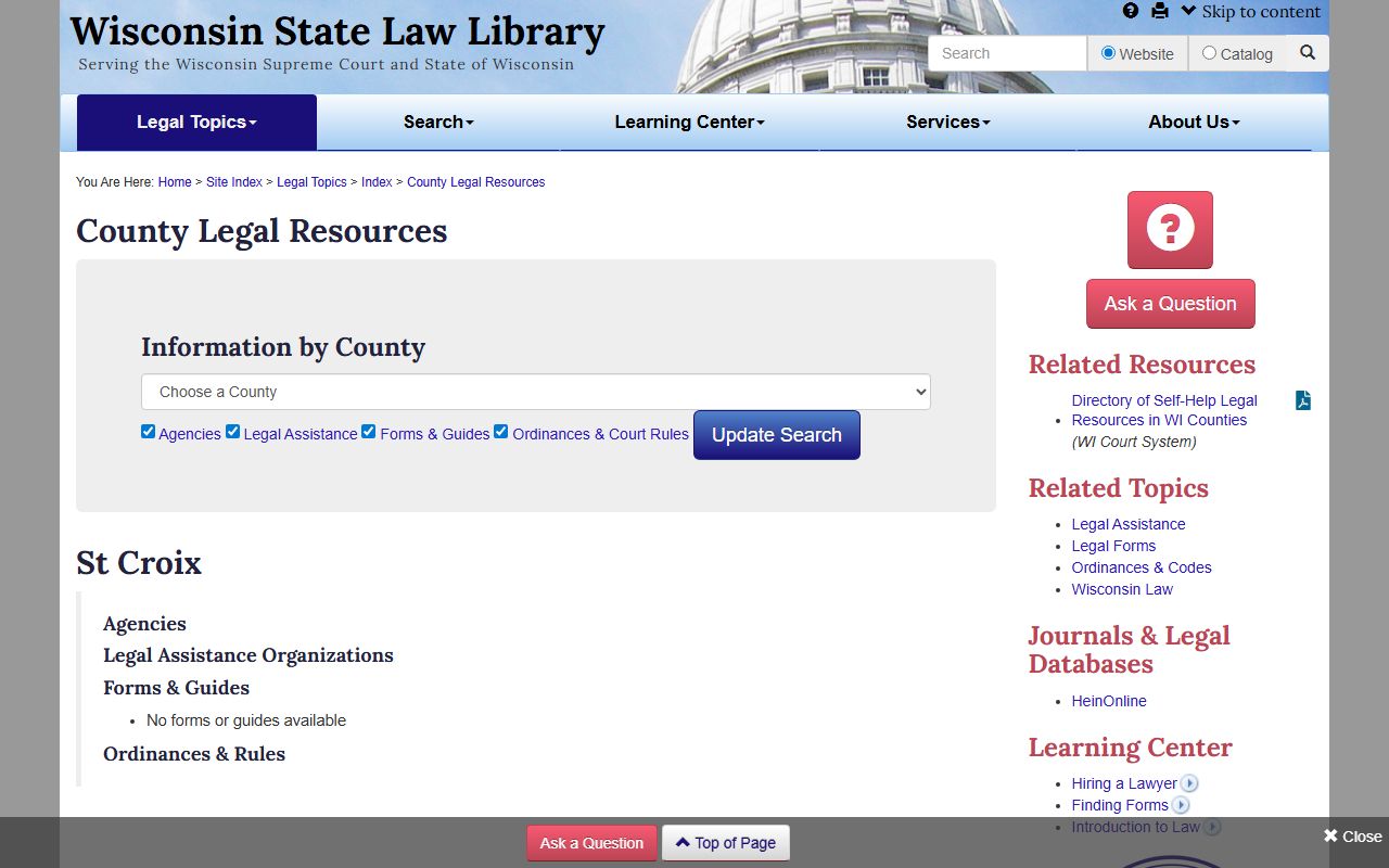 St. Croix County Dissolution Of Marriage legal resources